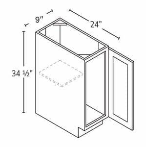 full height base cabinets