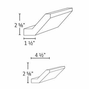 straight crown molding