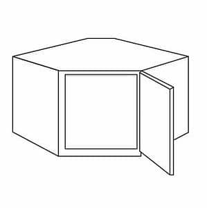Wall Diagonal Corner Cabinet